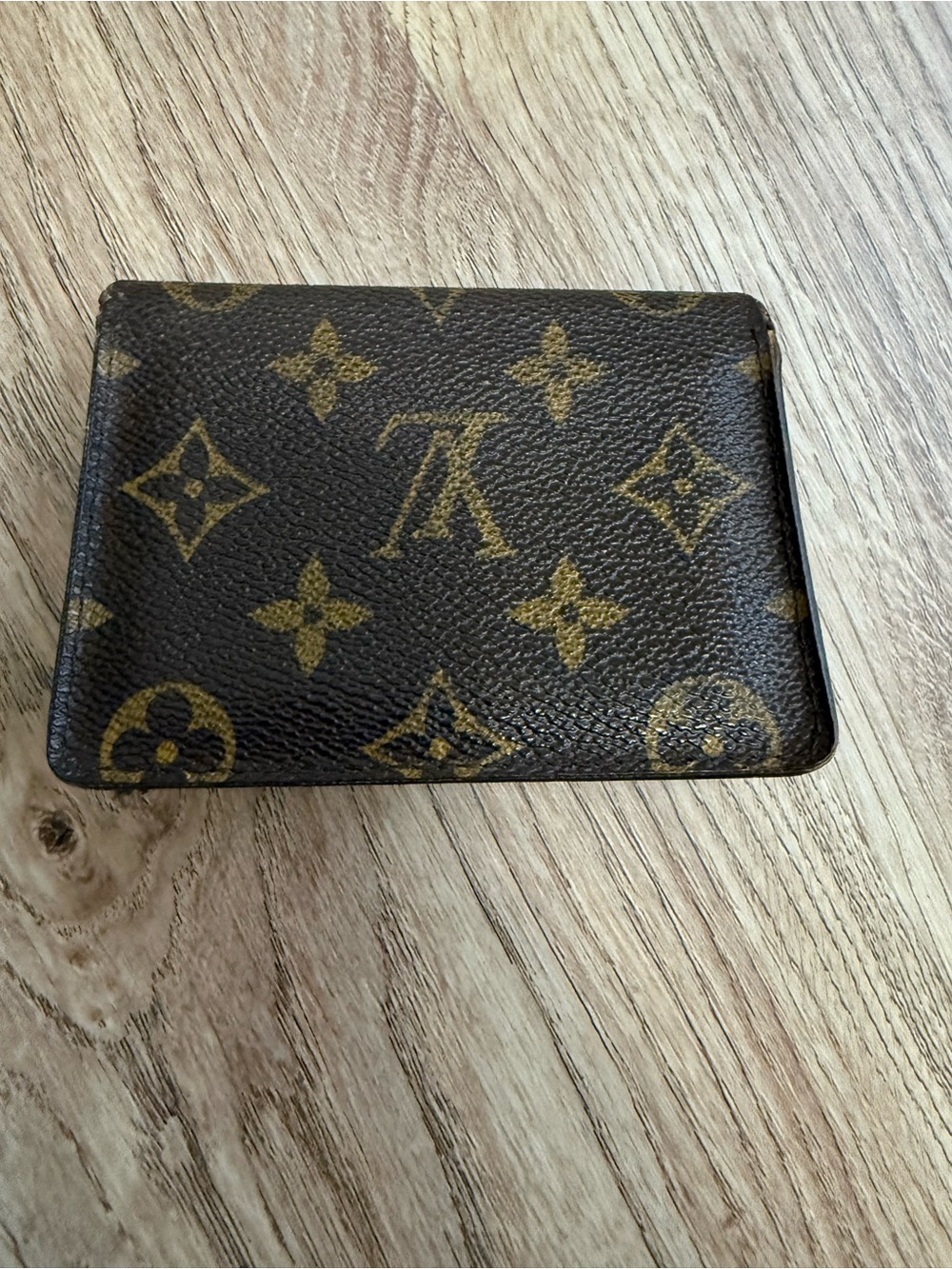 Louis Vuitton Monogram Card holder - Dark Brown with Gold Print - Picture 5 of 5